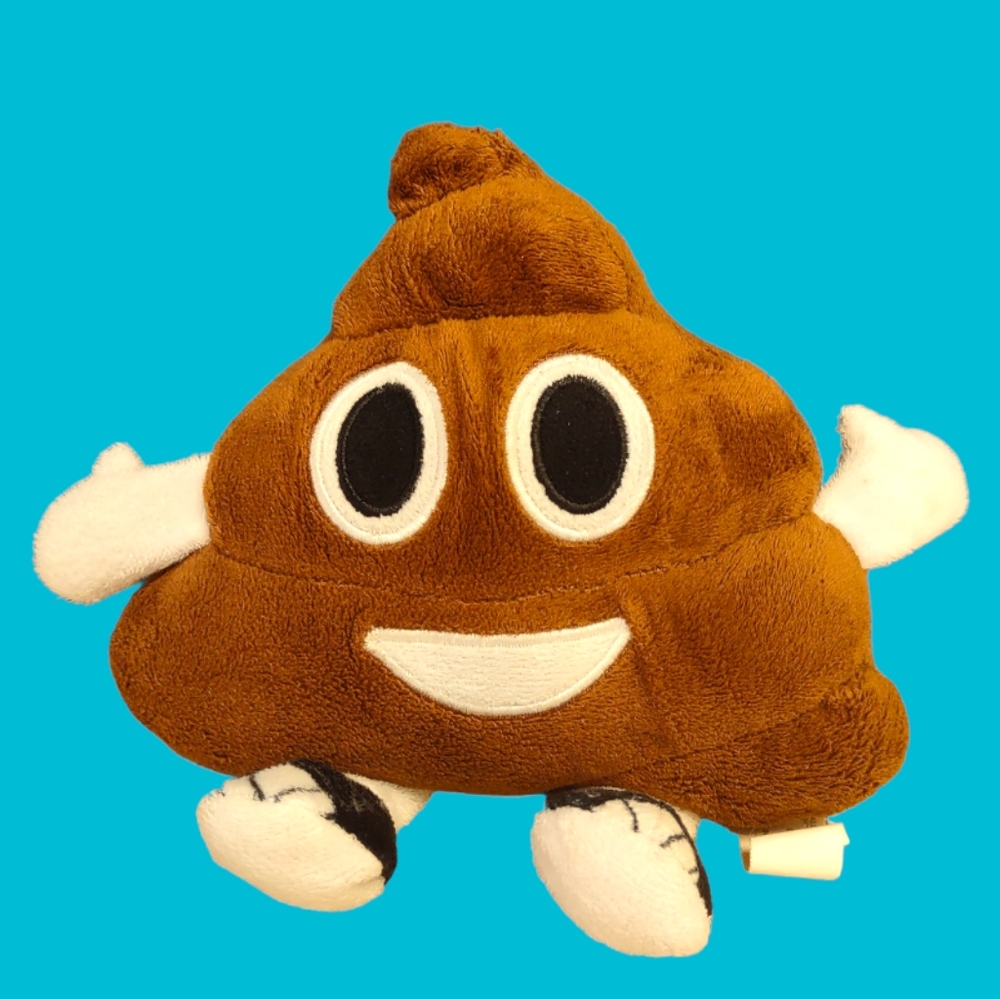 ✓Walmart Poop Emoji Plush pillow toy stuffed 9"